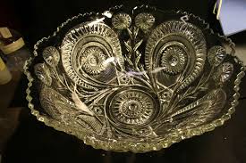 [vintage west virginia glass salad/punch bowl set bowl with 6 small bowls. Bruening Glass Works Blog Archive Crystal Punch Bowl Repair Broken Antique Cut Glass Bruening Glass Works