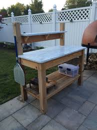 Pizza Prep Table By Zarrillo S Custom Design Kitchens With Images Outdoor Cooking Table Bbq Table Diy Patio Furniture