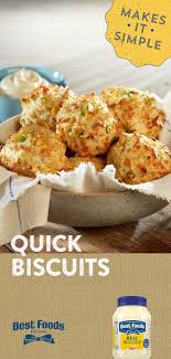 Biscuits Made With Self Rising Flour And Mayonnaise Quick Mayonnaise Biscuits Hellmann S Us Recipe Recipes Quick Biscuits Food