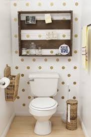 Black And White Polka Dot Contact Paper 29 Ways To Decorate Your Rental With Contact Paper Polka Dot Bathroom Bathroom Decor Decor