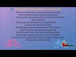 Matlamat tidak menghalalkan cara, tegasnya. Matlamat Tidak Menghalalkan Cara Youtube