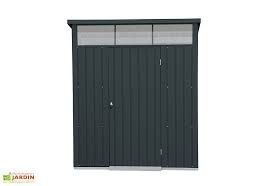 Abri De Jardin En Acier Galvanise Duramax Modern 4 M Gris Anthracite En 2020 Abri De Jardin Acier Galvanise Abri