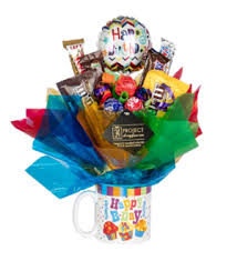 We specialize in same day and express delivery services Vons Pavilions Flowers Happy Birthday Mug Candy Bouquet Pleasanton Ca 94588 Ftd Florist Flower And Gift Delivery