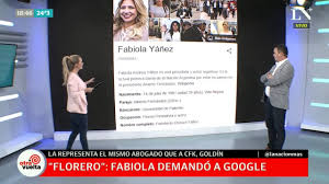Jun 12, 2021 · fabiola yáñez. Florero Como Cristina Kirchner Fabiola Yanez Le Inicia Acciones Legales A Google Youtube