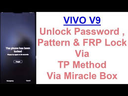 The good news is that we have found a few . Vivo V9 1723 Password Pattern Frp Google Account Lock Remove Done Via Tp Method With Miracle Box Ø¯ÛŒØ¯Ø¦Ùˆ Dideo