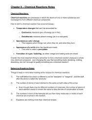 Many chemical reactions can be classified as one of five basic types. 21 Types Of Chemical Reactions S Pdf Seabreeze High School