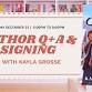 Q+A and Signing with Author Kayla Grosse event image
