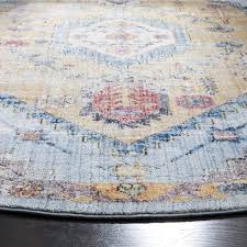Artful designs in trendy watercolor and abstract motifs artful designs in trendy watercolor and abstract motifs permeate any decor with vibrancy. Safavieh Bristol Vintage Blue Camel Polyester Rug Overstock 21102581
