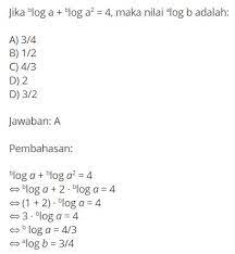 Contoh Materi Yang Keluar Di Soal Matematika Dasar Sbmptn