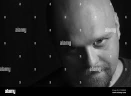 Bald with beard Black and White Stock Photos & Images