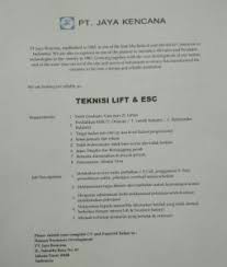 None listed (see when people check in) people tend to check in during these times: Info Lowongan Kerja Pt Jaya Kencana Jakarta Bkk Smkn 3 Jombang