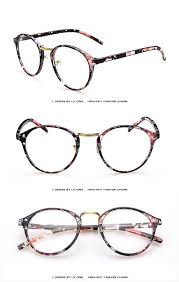 Pink Floral Prescription Glasses Frame Black Floral Eyewear For Women Women Spectacles Frame Fo Fashion Eye Glasses Prescription Glasses Frames Glasses Fashion