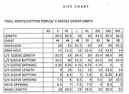 Tiger Hills Size Chart