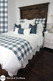 Black And White Buffalo Check Bedding Set Love This Buffalo Check Farmhouse Gunmetal Perfect For Guest Room Or Master Bedroom Custo Apartment Bedroom Decor Farmhouse Bedroom Decor Guest Bedroom Bedding