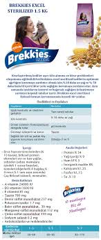 Brekkies Excel Cat Sterilized Kisirlastirilmis Kedi Mamasi 1 5k