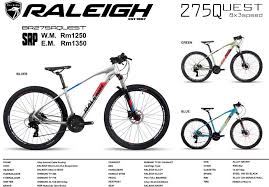 Malaysian mountain biker enthusiast comes together in this group. Raleigh Malaysia Posts Facebook