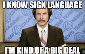 Sign Language Memes And Meme Wall Activity 154 Memes Super Funny Memes Funny Memes Work Humor