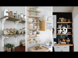 Estanteria para cocina con utensilios y especias. 12 Ideas De Repisas Y Estantes Que Puedes Hacer Tu Misma Para Ganar Espacio En Tu Cocina Youtube