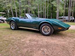 Image result for Blue Green 1973 Corvette