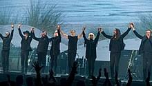 In it, you can see a little more than a minute of waters and his band running through. Us Them Tour Wikipedia