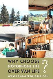Why Choose Full Time Rv Living Over Van Life Frugal Frolicker Van Life Rv Living Full Time Cruise Travel