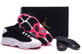 Pink Black And White Jordan 13s Buy Cheap Air Jordan 13 Retro Low Womens Black Pink White With Low Price Air Jordans Jordans Girls Air Jordan 13 Low