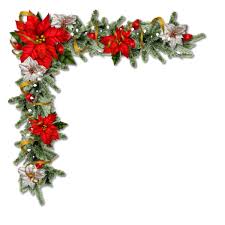 Pretty Christmas Floral Corner With Poinsettia S In Png Format Usable In Any Graphic Software Pretty Christmas Christmas Floral Christmas Poinsettia