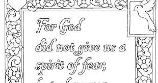 The illustration captures the theme from 2 timothy 2:3. Coloring Pages For Kids By Mr Adron 2 Timothy 1 7 Coloring Page God Did Not Give Us A Spirit Of Fear