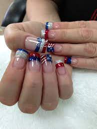 Check out our red white blue nails selection for the very best in unique or custom, handmade pieces from our craft supplies & tools did you scroll all this way to get facts about red white blue nails? Red White Blue For You This Design Is Not Only For July You Can Wear Everyday Passion For Nails Nail Designs July Nails Nail Art Designs