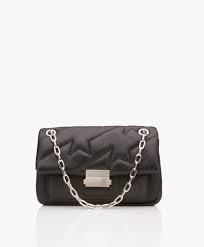 Zadig Voltaire Ziggy Matelasse Shoulder Bag Black