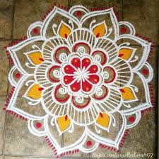 Pin By Lata On Rangoli Big Rangoli Designs Rangoli Designs Rangoli Designs Images
