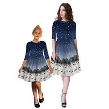 Luckde partnerlook mutter tochter kleid festlich sommerkleid mama kind kleid matching sets freizeitkleider strandkleid outfit familie passende kleidung. Kleider Von Iwemek In Blau Fur Damen