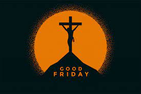 From the early days of christianity, good friday was observed as a day of sorrow, penance, and fasting, a characteristic that finds expression in the german word karfreitag (sorrowful friday). Free Vector Good Friday Background With Jesus Christ Crucifixion