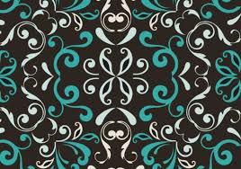 Ornament darkcyan, design fabric art, fashion contour, and discover more than 16 million professional graphic resources on freepik Floral Vector Pattern