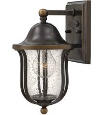 Hinkley 2646ob Bolla 1 Light 11 Inch Olde Bronze Outdoor Mini Wall Mount Clear Seedy Glass Mini bolla livella piccolo spirit quadrato 3pcs 40mm for livellamento tubolare. bolla 1 light 11 inch olde bronze outdoor mini wall mount clear seedy glass
