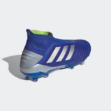 Finde deine adidas produkte in der kategorie: Adidas Predator 19 Fg Herren Fussballschuhe Ohne Schnursenkel Bb9087 Blau Silber Fussball Schuhe Sport