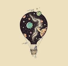 Pin By Colleen Benson On Art Planet Drawing Space Drawings Balloon Tattoo