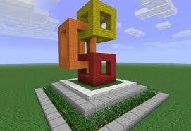 Image Result For Small Minecraft Sculptures I Made This In Lapis And Gold And It Looks Awesome Minecraft Statues Minecraft Minecraft Houses