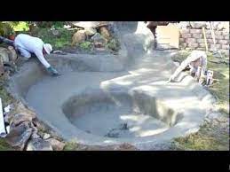 Design A Pond Liner Vs Concrete Build A Pond How To Youtube Building A Pond Pond Construction Pond Liner