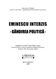 We did not find results for: Calameo Eminescu Interzis Gandirea Politica