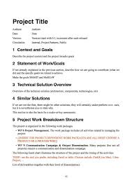 Scope Statement Template In 2020 Project Proposal Template Software Project Management Proposal Templates