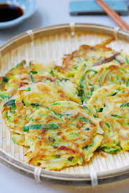 Hobak Buchim Korean Zucchini Pancakes Korean Bapsang Recipe Korean Zucchini Pancakes Zucchini Pancakes Recipes