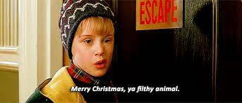 In the first one, the quote is keep the change ya filthy animal, not merry christmas. Moving Pictures The Movie Gif Emporium 7 Days To Christmas Merry Christmas Ya Filthy