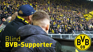 The yellow wall of borussia dortmund's signal iduna park is one of the wonders of the. The Atmosphere Is On A Complete Different Level Blind Bvb Supporter From England In Dortmund Youtube