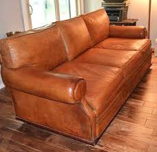 Vintage Ralph Lauren Brown Leather Sofa Caramel Brown Leather Sofa Roll Arm Sofa Leather Sofa Brown Leather Sofa Furniture