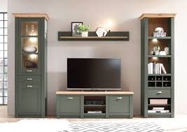 13 wohnwand ohne tv element einzigartig lqaff com. Wohnwand Cambridge 288cm Grun Wotan Eiche Anbauwand Wohnzimmer Schrankwand Wohnwande Wohnzimmer Fu4life De