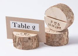 30 Personalized Wood Table Number Holder Rustic Wedding Decor Guest Card Holders Woodland Wedding Place Card Stan Wood Table Number Holder Wood Table Numbers
