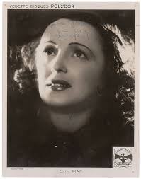 Piaf, Edith. (1915–1963) Large Signed Photograph