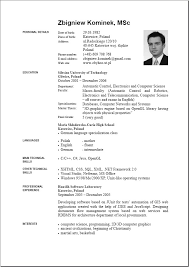 Cv Templates English 11 Templates Example Templates Example