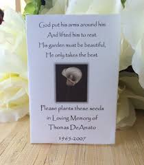 Memorial Gift Memorial Keepsake Memorial Favors Memorial Cards Memorial Seed Packets Memorial For Mom Funeral Gift Funeral Gifts Memorial Cards Memorial Gifts